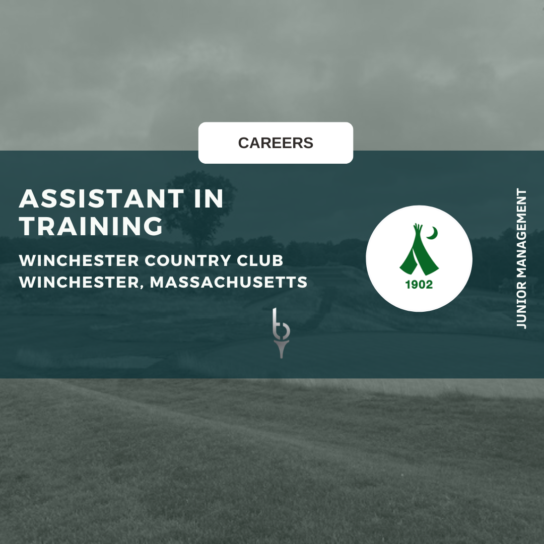 ASSISTANT IN TRAINING – WINCHESTER COUNTRY CLUB