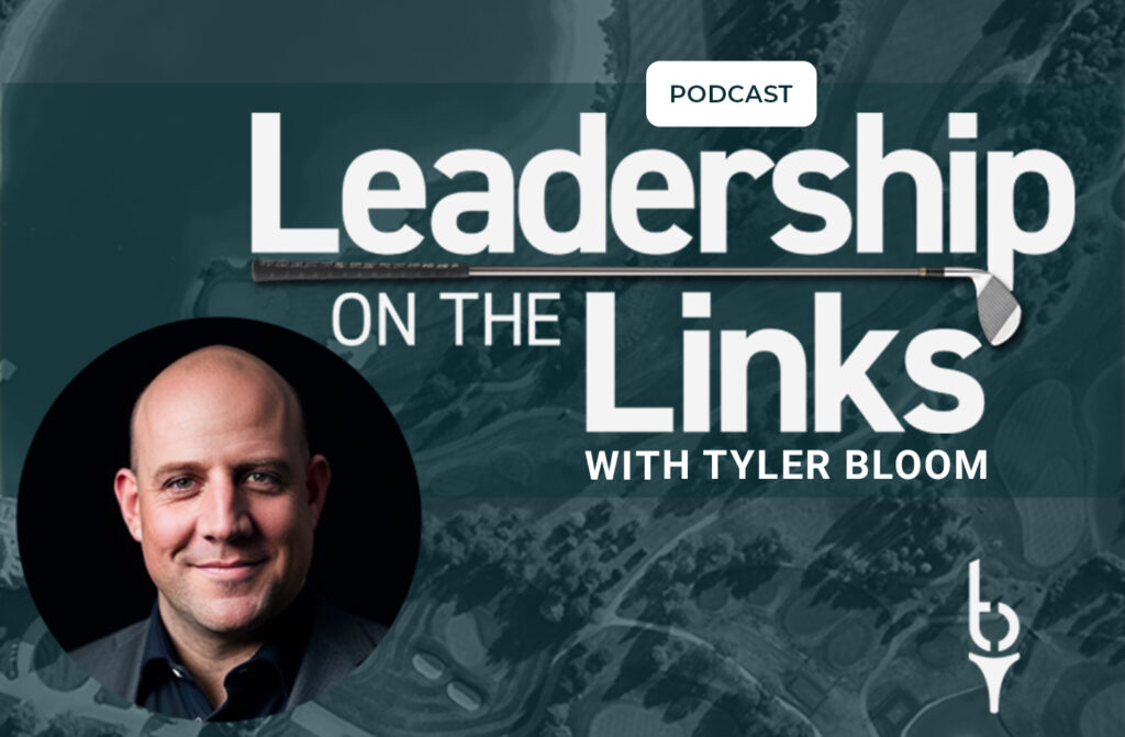 Podcast thumbnail- Leadership on the Links