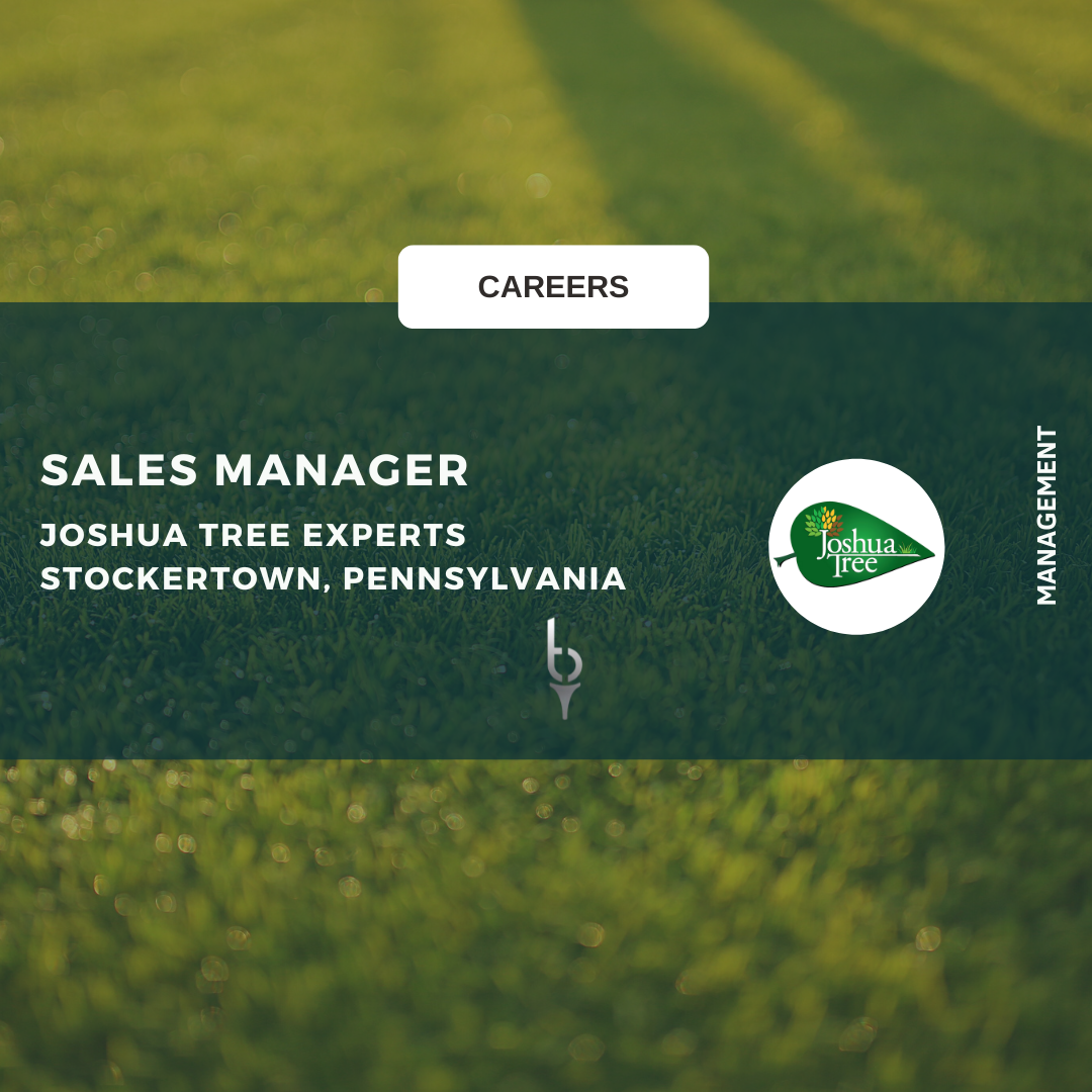 SALES MANAGER – JOSHUA TREE EXPERTS