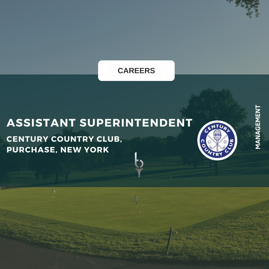 ASSISTANT SUPERINTENDENT – CENTURY COUNTRY CLUB